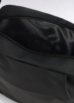 Borsello a tracolla con zip uomo
