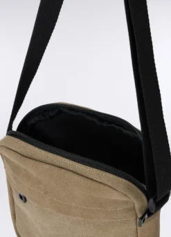 Borsello con doppia zip uomo