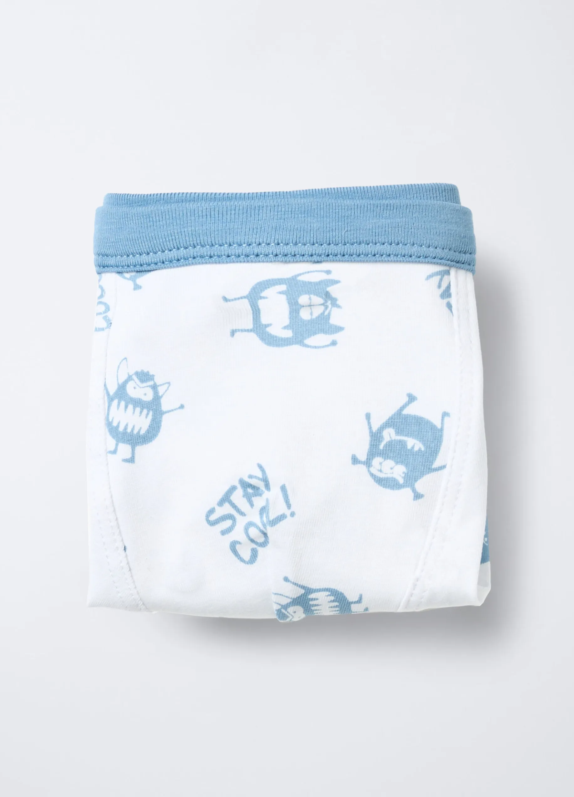 Boxer in jersey di cotone stretch bambino