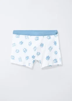 Boxer in jersey di cotone stretch bambino