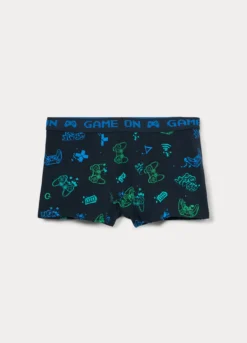 Boxer in jersey di cotone stretch ragazzo