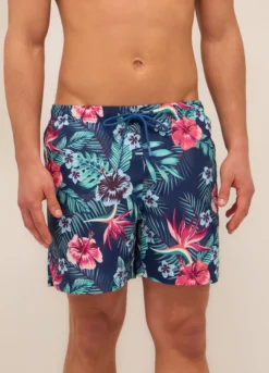 Boxer mare con stampa a fantasia uomo