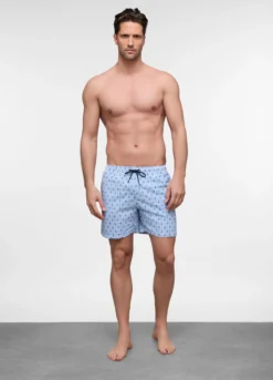 Boxer mare con stampa uomo