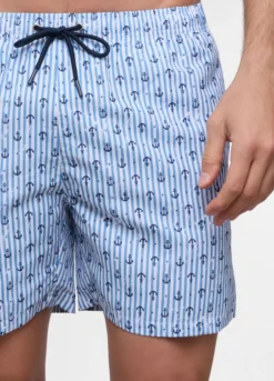 Boxer mare con stampa uomo