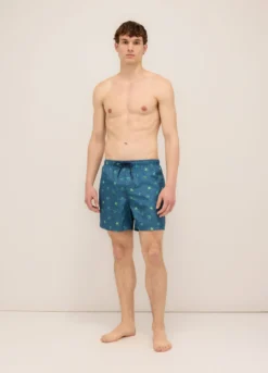 Boxer mare con stampa uomo