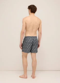 Boxer mare con stampa uomo