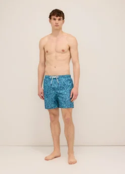 Boxer mare con stampa uomo