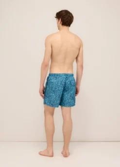 Boxer mare con stampa uomo