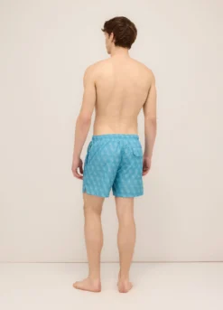 Boxer mare con stampa uomo