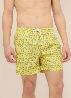 Boxer mare con stampa uomo