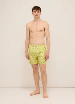Boxer mare con stampa uomo