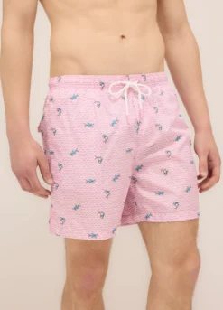 Boxer mare con stampa uomo