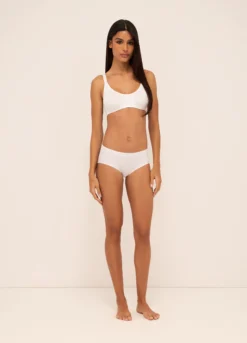 Bralette in jersey di cotone stretch donna