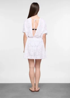 Caftano copricostume con ricami donna