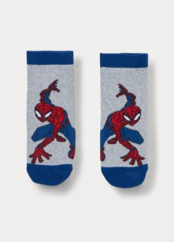 Calze antiscivolo in spugna misto cotone Spider Man