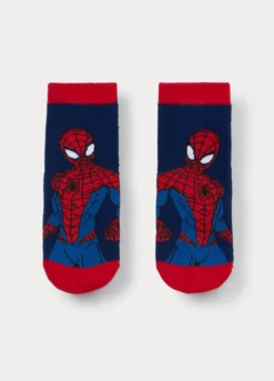Calze antiscivolo in spugna misto cotone Spider Man
