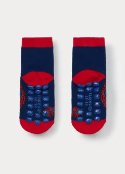 Calze antiscivolo in spugna misto cotone Spider Man