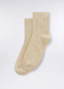 Calze corte in cotone stretch donna