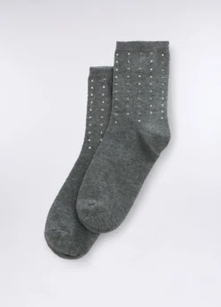 Calze corte in cotone stretch donna