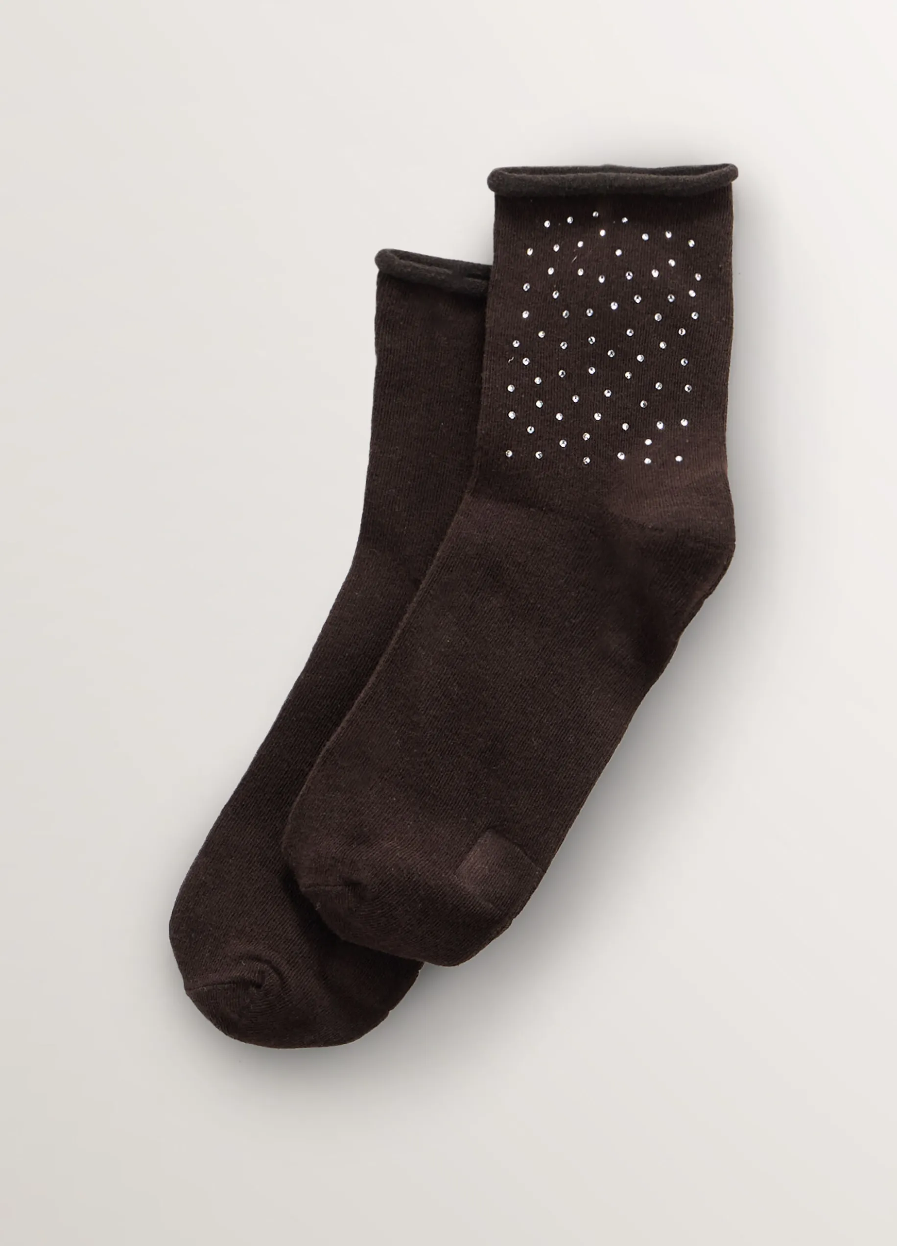 Calze corte in misto cotone stretch donna