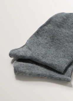 Calze corte in misto cotone stretch donna