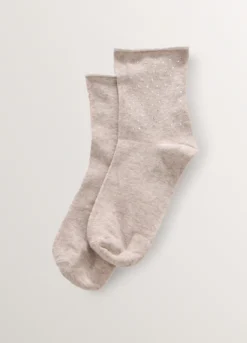 Calze corte in misto cotone stretch donna