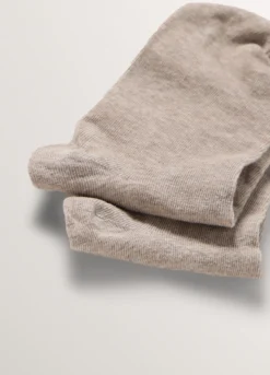 Calze corte in misto cotone stretch donna