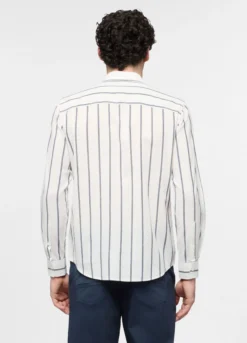Camica regular fit con collo classico in cotone uomo
