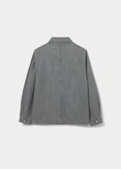 Camicia in denim di puro cotone ragazzo