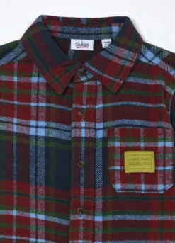 Camicia in flanella di puro cotone bambino