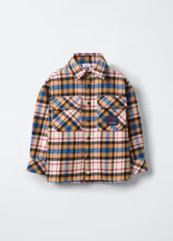 Camicia in flanella misto cotone Fit Regular bambino