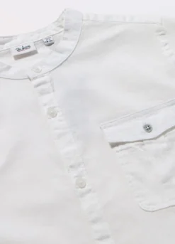 Camicia in misto lino ragazzo