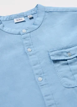 Camicia in misto lino ragazzo