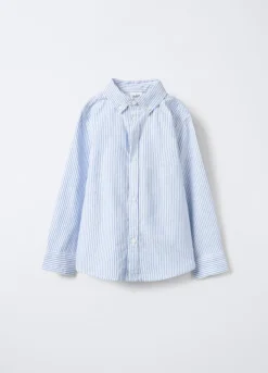 Camicia in popeline di puro cotone Fit Regular bambino