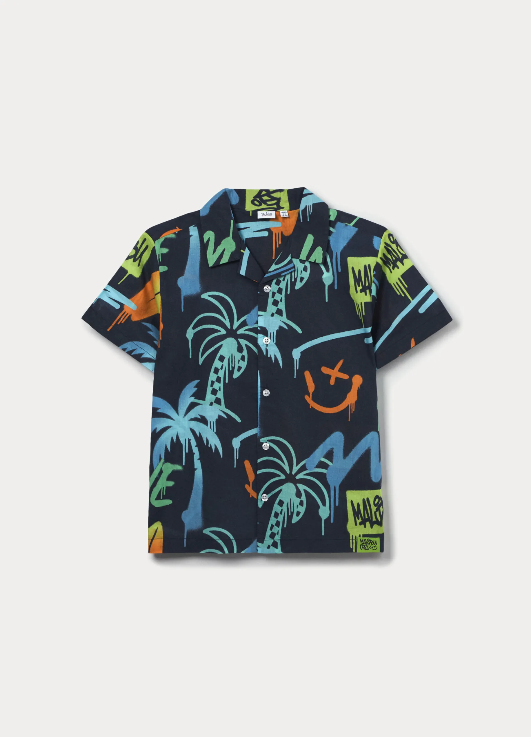 Camicia in puro cotone ragazzo