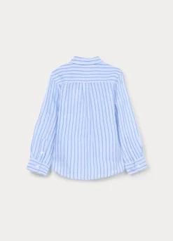 Camicia misto lino regolar fit bambino