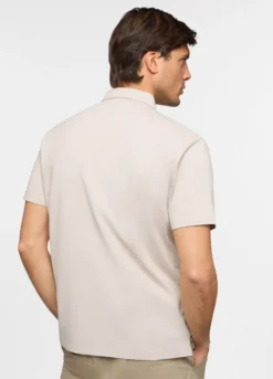 Camicia a maniche corte in jersey di cotone uomo
