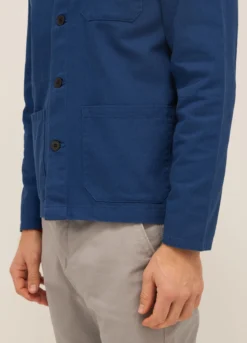 Camicia chore jacket in puro cotone uomo