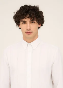 Camicia colletto button-down in cotone uomo