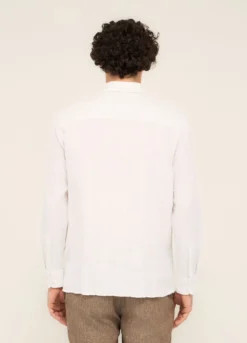 Camicia colletto button-down in cotone uomo