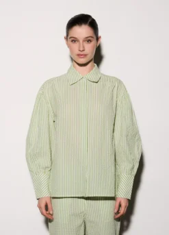 Camicia con colletto alla francese over fit donna