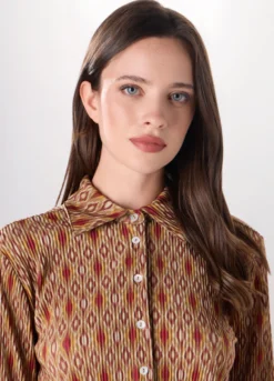 Camicia con stampa donna