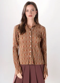Camicia con stampa donna