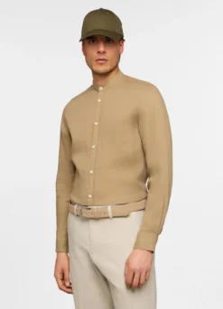 Camicia coreana regular fit in lino uomo