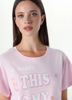 Camicia da notte Cattivissimo Me in jersey di puro cotone donna