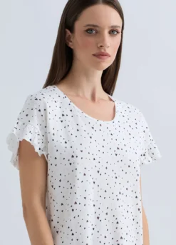 Camicia da notte corta donna