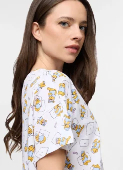 Camicia da notte Disney in jersey di puro cotone donna