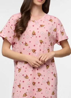 Camicia da notte Disney in jersey di puro cotone donna