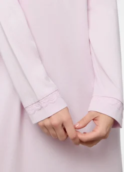 Camicia da notte in jersey di misto cotone donna