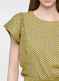 Camicia fit regular a girocollo donna